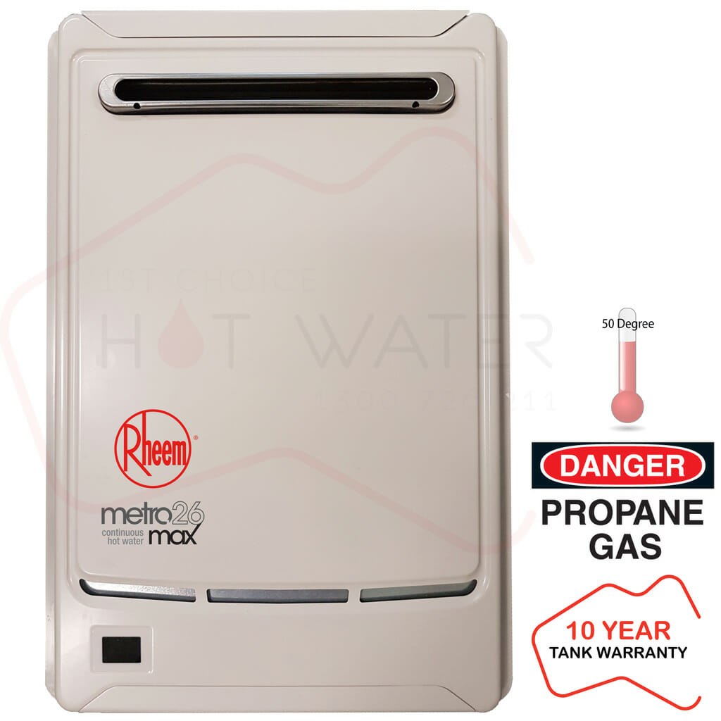 Rheem 876t26pf 26 Litre 50 Degree - 1st Choice Hot Water