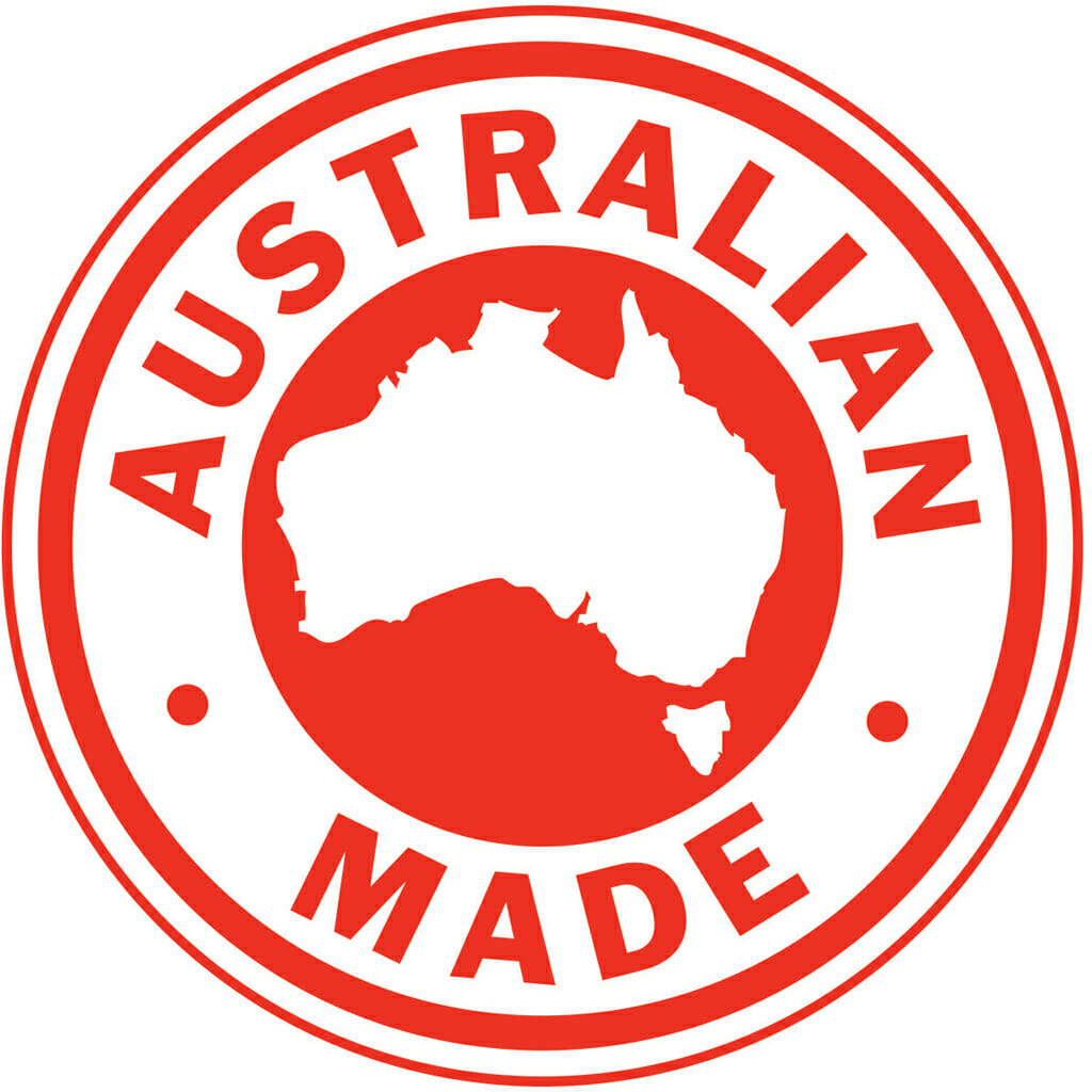 Rheem Hot Water Australian Made Logo