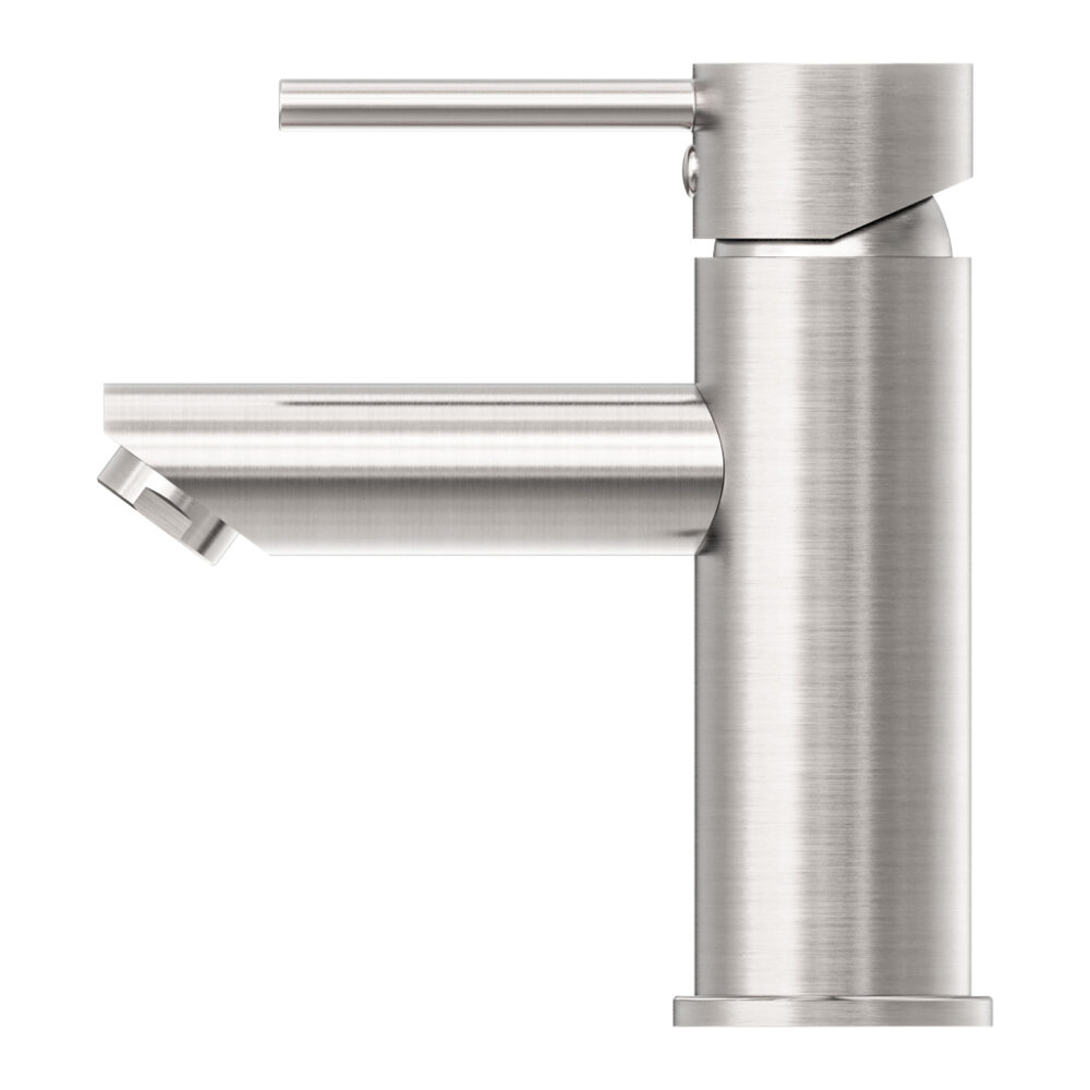 NERO Dolce Basin Mixer Straight Spout NR250802BN Brushed Nickel Front