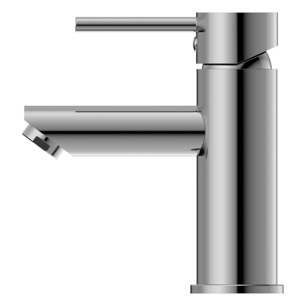 NERO Dolce Basin Mixer Straight Spout NR250802CH Chrome Front