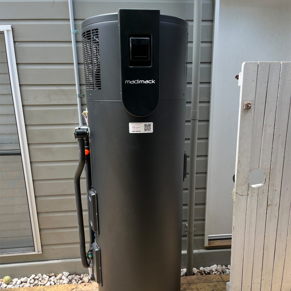 madimack MMESGHW-300 300Litre RESISTEAM Heat Pump insitu image 6